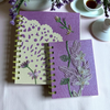 Lovely lavender textured journals